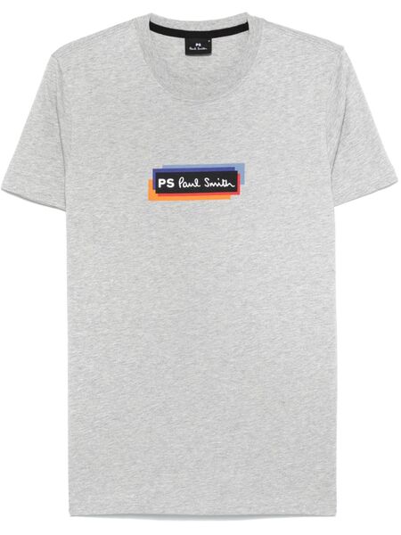  Ps Paul Smith Logo-print T-shirt - Grey 