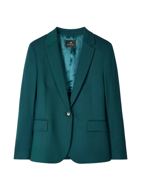  Ps Paul Smith Notched-lapels Blazer - Green 