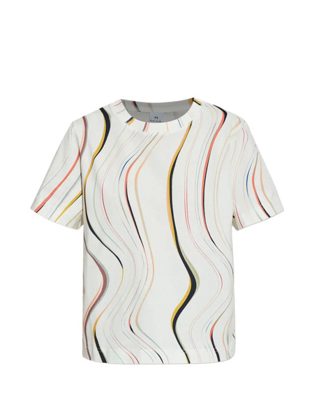  Ps Paul Smith Patterned T-shirt - White 