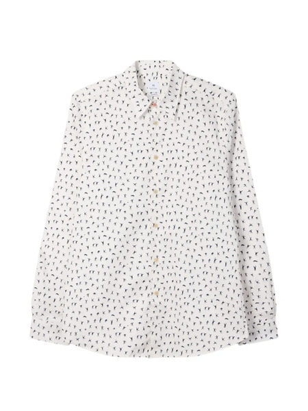  Ps Paul Smith People-print Shirt - Neutrals 