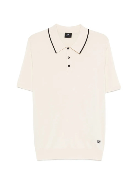  Ps Paul Smith Piped Polo Shirt - Neutrals 