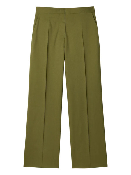  Ps Paul Smith Pressed-crease Trousers - Green 