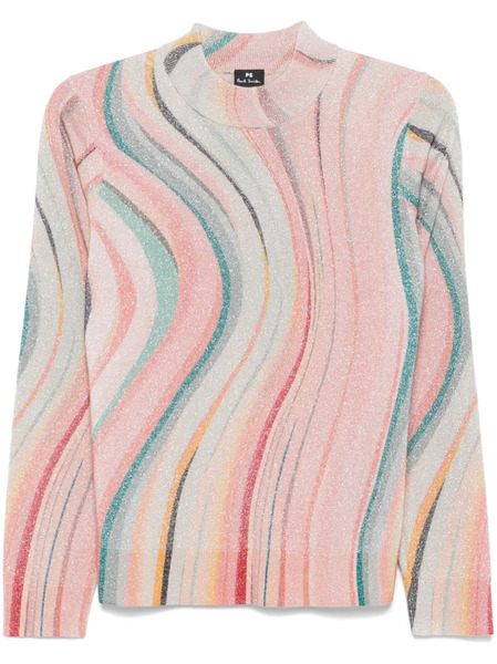  Ps Paul Smith Swirl Sweater - Neutrals 