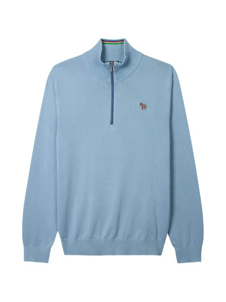  Ps Paul Smith Zebra-motif Sweater - Blue 