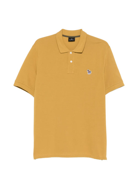  Ps Paul Smith Zebra-patch Regular-fit Polo Shirt - Yellow 