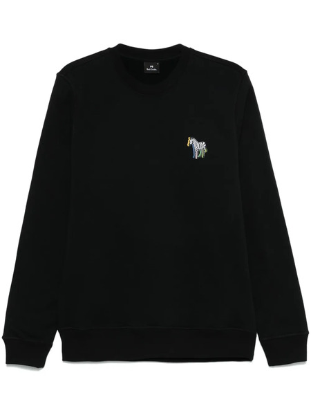  Ps Paul Smith Zebra-print Sweatshirt - Black 