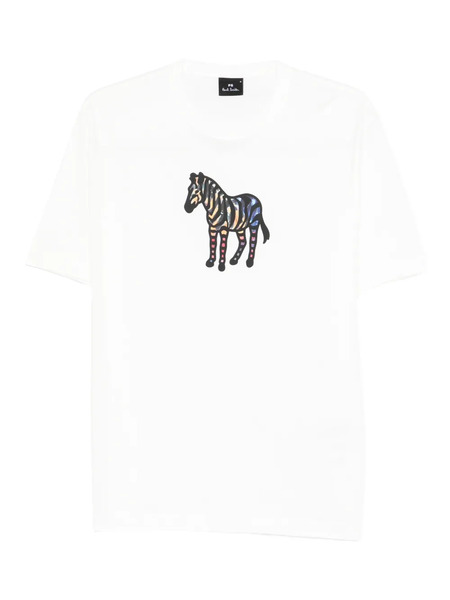  Ps Paul Smith Zebra-print T-shirt - White 