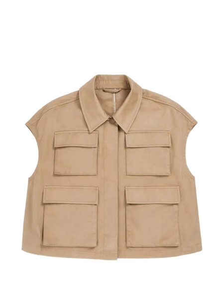  Psophia Front Pockets-detail Gilet - Neutrals 
