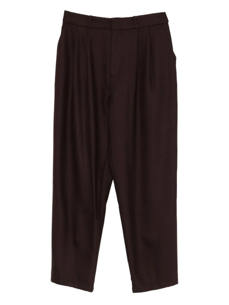  Psophia Pleated Trousers - Brown 