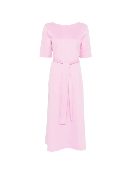  Psophia Tie-belt Dress - Pink 
