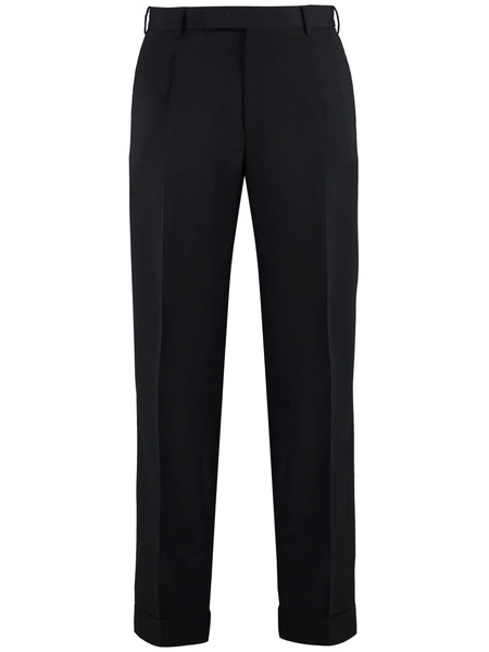  Pt Torino Virgin Wool Trousers - Black 