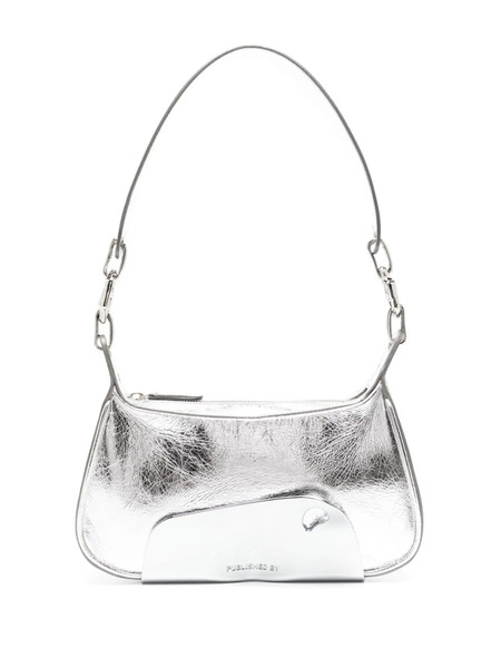  Published By Ruby's Club Metallic Shoulder Bag - Silver 