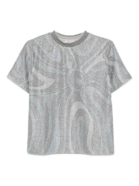  Pucci Abstract-pattern T-shirt - Silver 