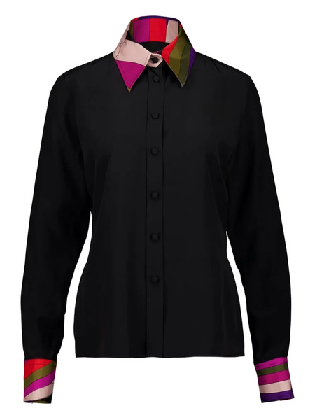  Pucci Button Print Shirt - Black 