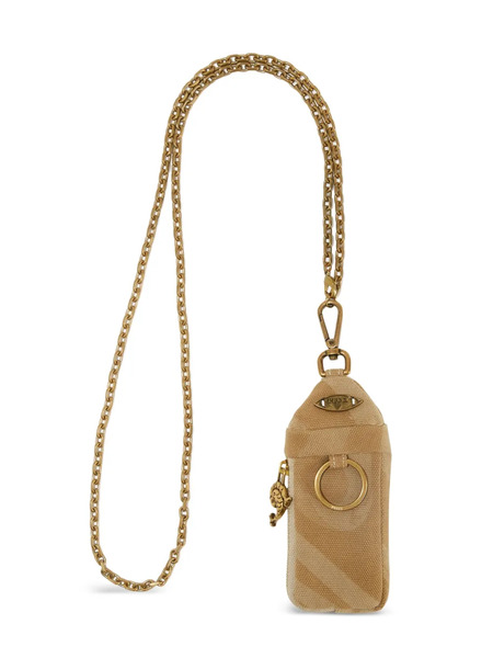  Pucci Chain-strap Card-holder - Brown 