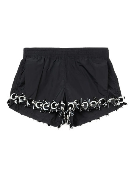  Pucci Embellished-hem Shorts - Black 