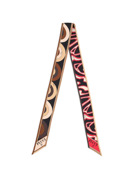  Pucci Geometric-print Scarf - Brown 