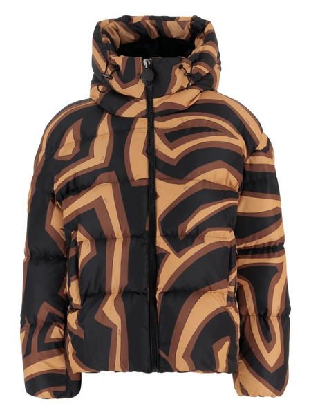  Pucci Hooded Patterned Jacket - Black 