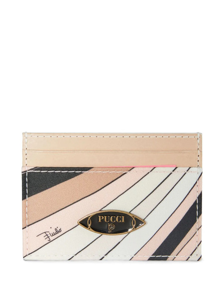  Pucci Iride-print Card Holder - Neutrals 