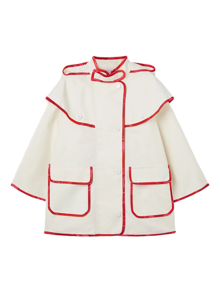  Pucci Junior Contrasting Edges Jacket - Neutrals 