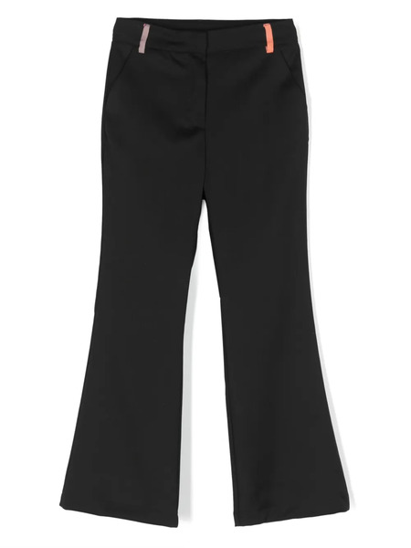  Pucci Junior Flared Wool Chinos - Black 