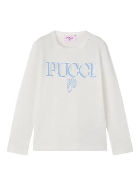  Pucci Junior Long-sleeve T-shirt - White 