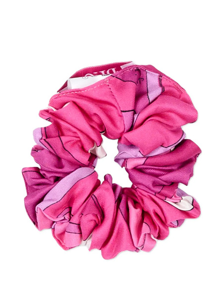 Pucci Junior Pattern Elasticated Hair Accessory - Pink 