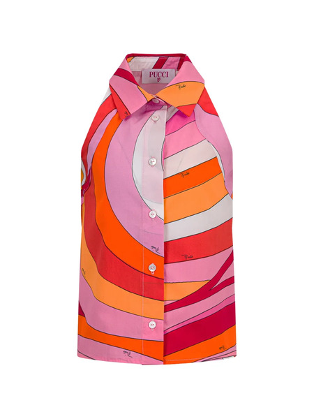  Pucci Junior Patterned Shirt - Pink 
