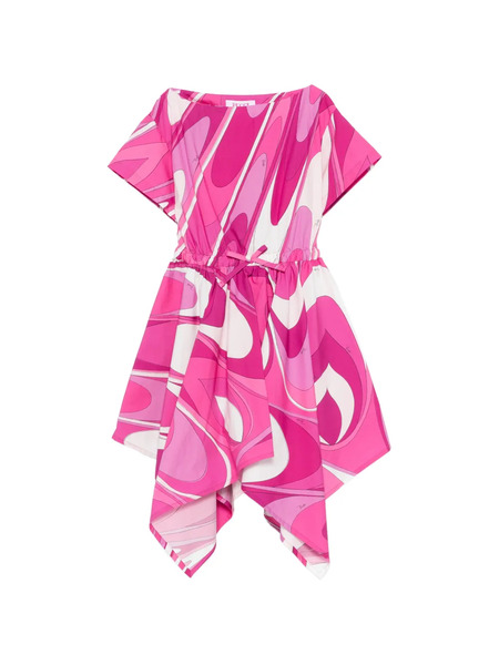  Pucci Junior Printed Dress - Pink 