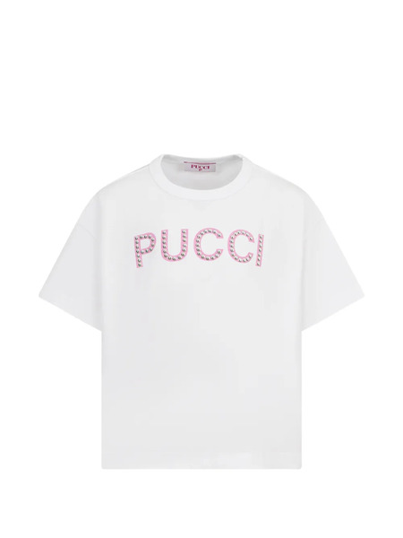  Pucci Junior Studded T-shirt - White 