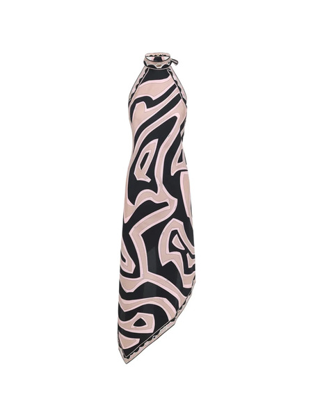  Pucci Labirinto Patterned Midi Dress - Neutrals 