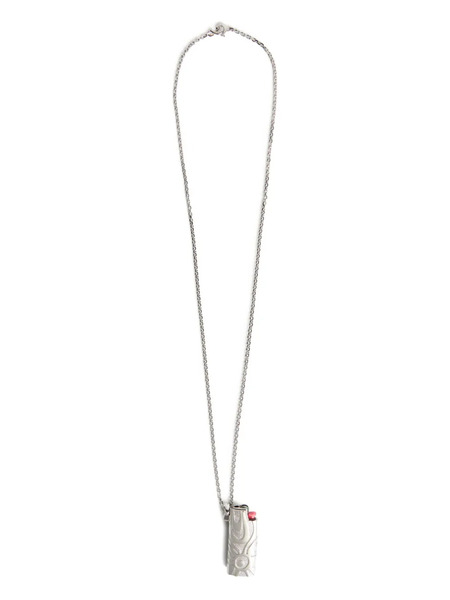  Pucci Lighter Case Mini Necklace - Silver 