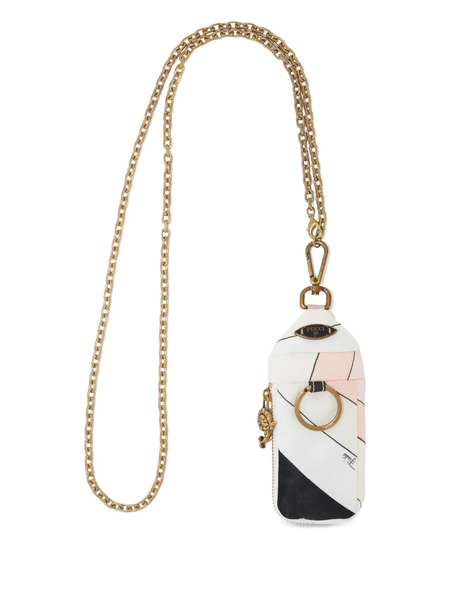  Pucci Marmo-print Card Holder - Pink 