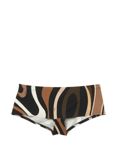  Pucci Marmo-print Mini Shorts - Black 