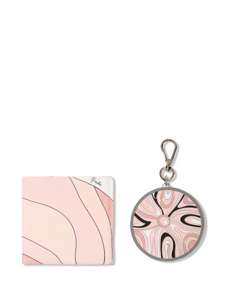  Pucci Marmo-print Mirror Charm - Pink 