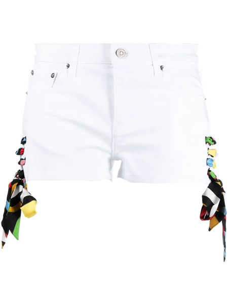  Pucci Marmo-print Shorts - White 