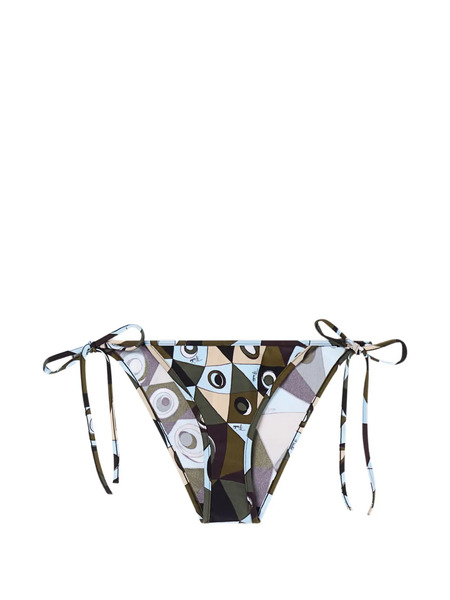  Pucci Occhi-print Bikini Bottoms - Green 