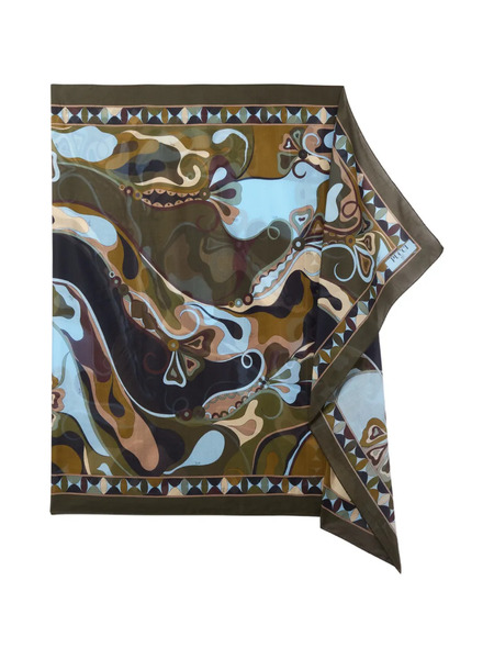  Pucci Orchidee-print Sarong - Green 