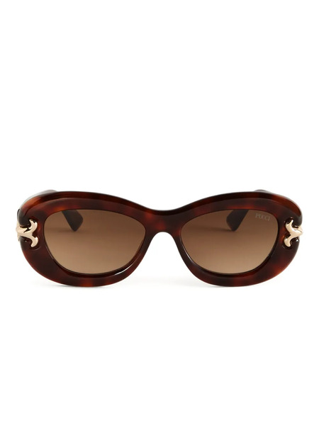  Pucci Oval-frame Sunglasses - Brown 