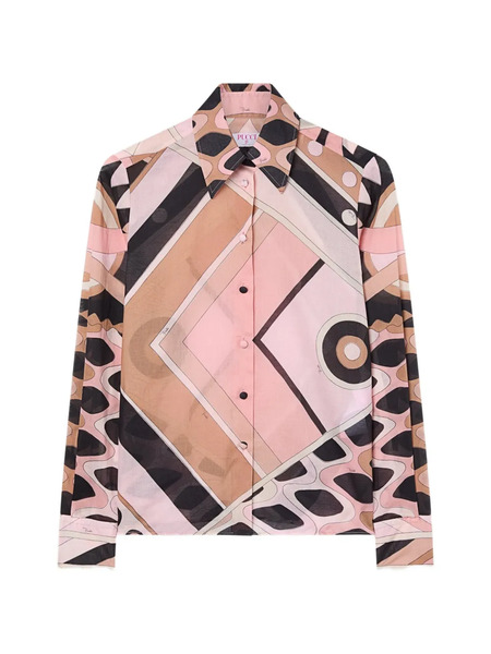  Pucci Vivara Printed Shirt - Pink 