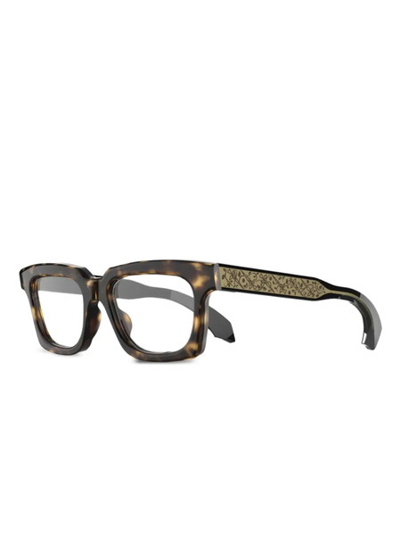  Pugnale Instinct Geometric Glasses - Brown 