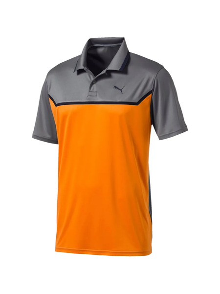  Puma Bonded Tech Polo Shirt - Orange 