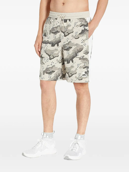  Puma Camouflage Print Shorts - Neutrals 