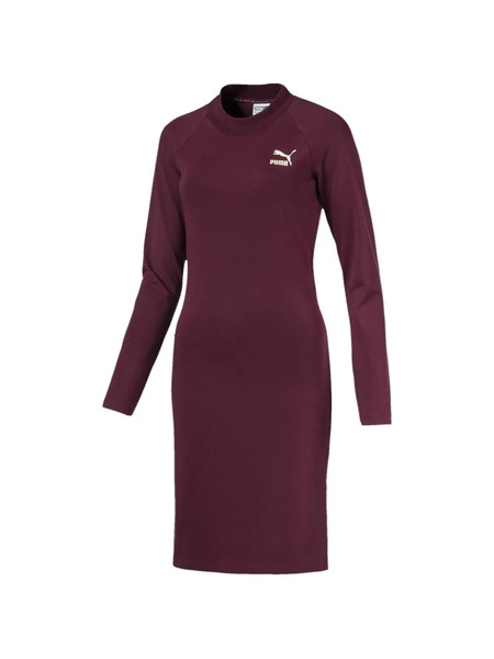  Puma Classics Long-sleeved Mini Dress - Red 