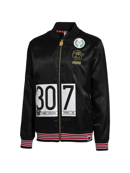  Puma Embroidered Jacket - Black 