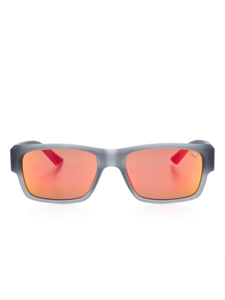  Puma Eyewear Rectangle-frame Sunglasses - Grey 