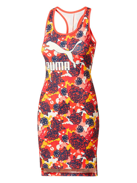  Puma Flourish Mini Dress - Red 