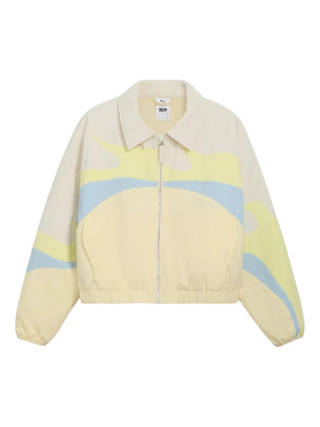  Puma Graphic Zip Jacket - Neutrals 