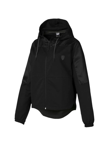  Puma Hooded Bomber Jacket - Black 