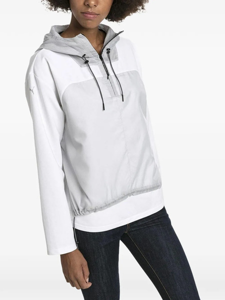  Puma Hooded Midlayer Jacket - White 